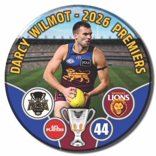 Brisbane Lions 2026 Premiers Badge - WILMOT