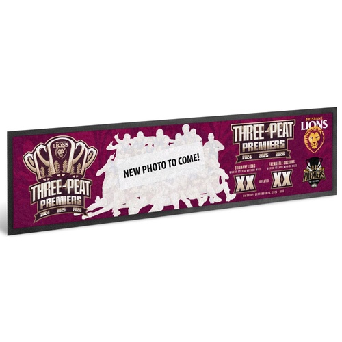 Brisbane Lions 2026 Premiers Photo Bar Runner