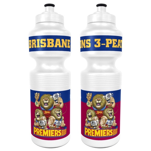 Brisbane Lions 2026 Mark Knight Premiers Drink Bottle