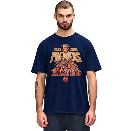 Brisbane Lions 2026 Premiers Podium Tee