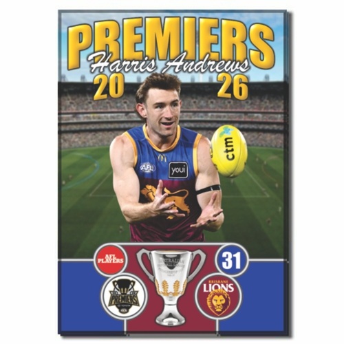 Brisbane Lions 2026 Premiers Magnet - ANDREWS