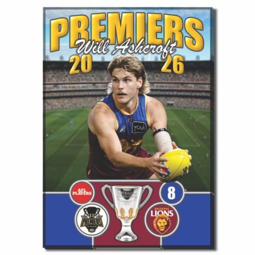 Brisbane Lions 2026 Premiers Magnet - ASHCROFT W