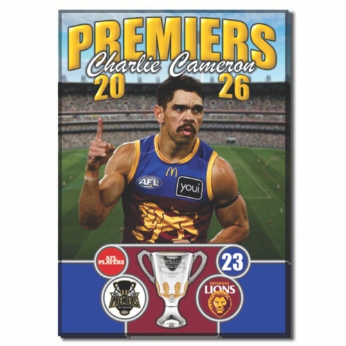 Brisbane Lions 2026 Premiers Magnet - CAMERON