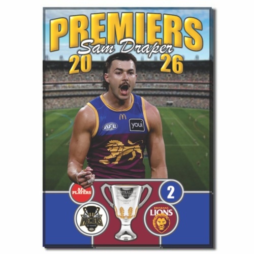 Brisbane Lions 2026 Premiers Magnet - DRAPER
