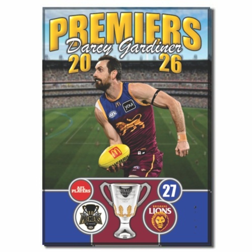 Brisbane Lions 2026 Premiers Magnet - GARDINER