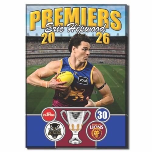Brisbane Lions 2026 Premiers Magnet - HIPWOOD