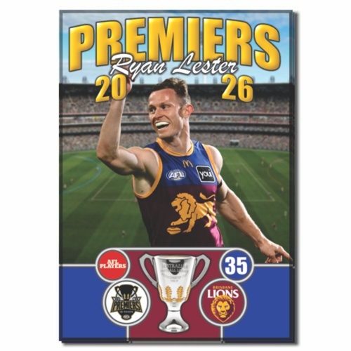 Brisbane Lions 2026 Premiers Magnet - LESTER