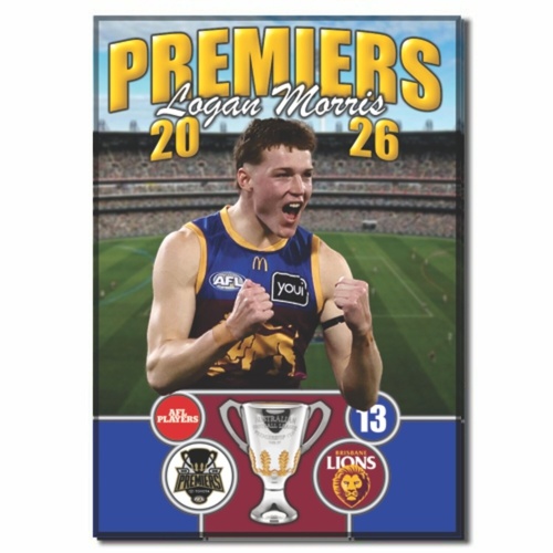 Brisbane Lions 2026 Premiers Magnet - MORRIS