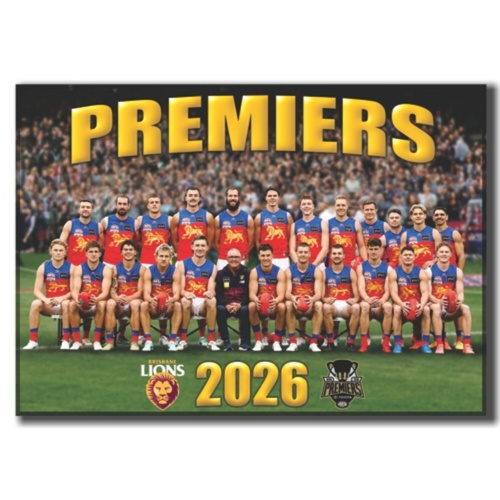Brisbane Lions 2026 Premiers Group Magnet