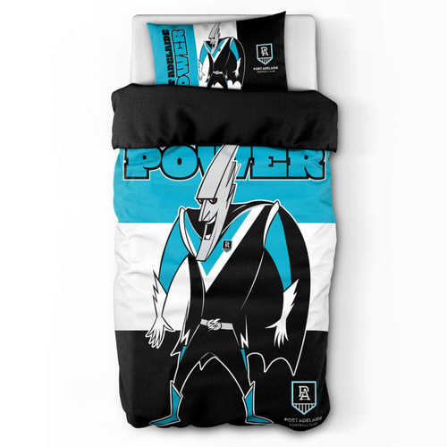Port Adelaide Power Single Doona Cover