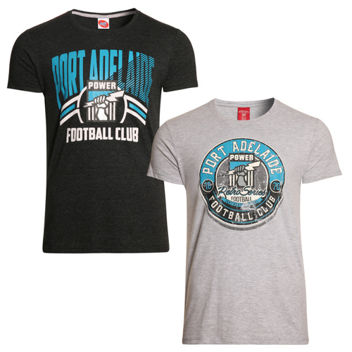 Port Adelaide Power Mens 2 Tees Pack