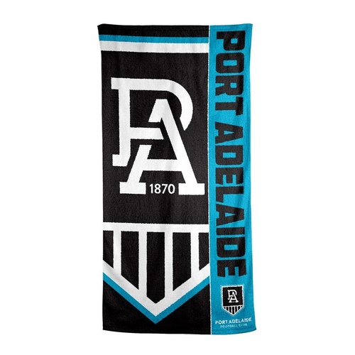 Port Adelaide Power Beach Towel