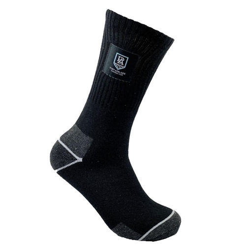 Port Adelaide Power Mens Work Socks Pack of 2