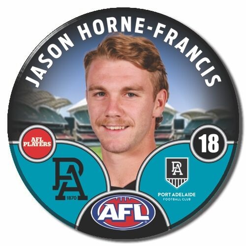 Port Adelaide Power 2025 Player Pin Badge - HORNE-FRANCIS