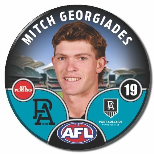 Port Adelaide Power 2025 Player Pin Badge - GEORGIADES