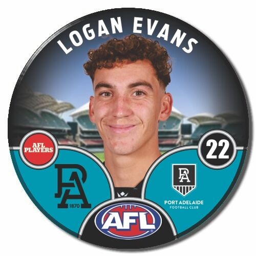 Port Adelaide Power 2025 Player Pin Badge - EVANS