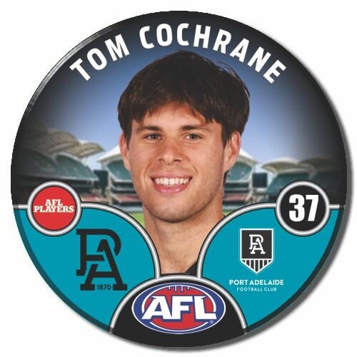 Port Adelaide Power 2025 Player Pin Badge - COCHRANE