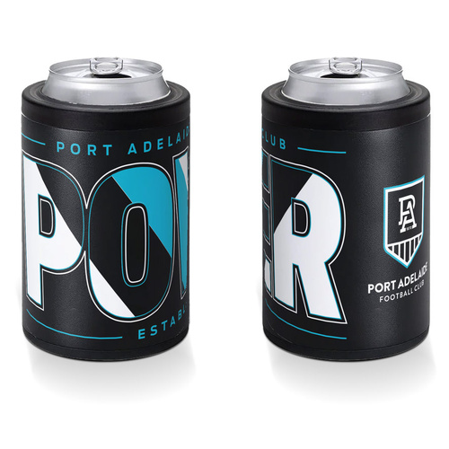 Port Adelaide Power Insulated S/Steel Stubby Holder