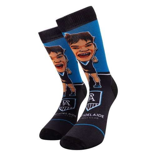 Port Adelaide Power Zac Butters Adults Henrik Socks