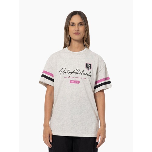 Port Adelaide Power Womens Oversize Stack Tee