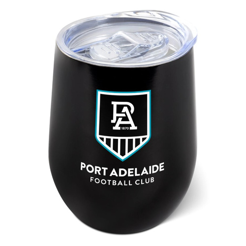 Port Adelaide Power Stainless Steel Travel Tumbler