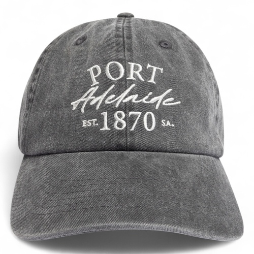 Port Adelaide Power Acid Wash Dad Cap