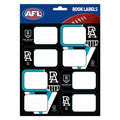 Port Adelaide Power School Book Labels