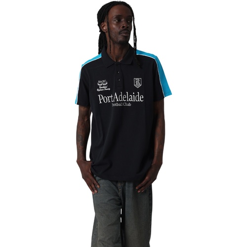 Port Adelaide Power Mens Multi Logo Polo