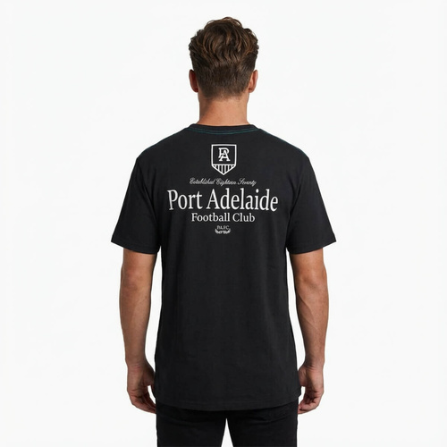 Port Adelaide Power Mens Multi Logo Tee