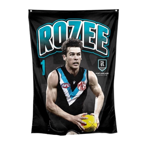 Port Adelaide Power Connor Rozee Wall Flag