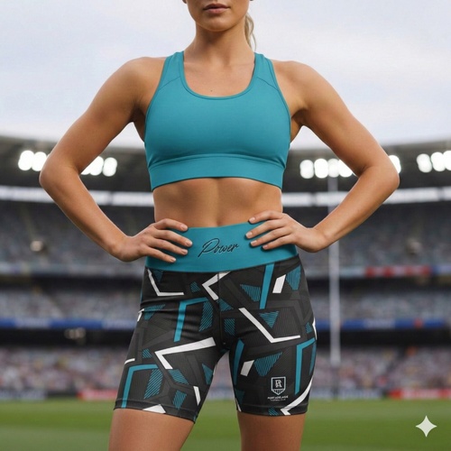 Port Adelaide Power Womens Voltra Exercise Shorts