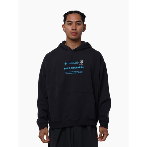 Port Adelaide Power Mens Lifestyle Box Fit Hood