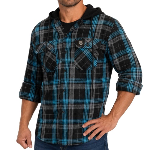 Port Adelaide Power Highland Hooded Flannel Shirt