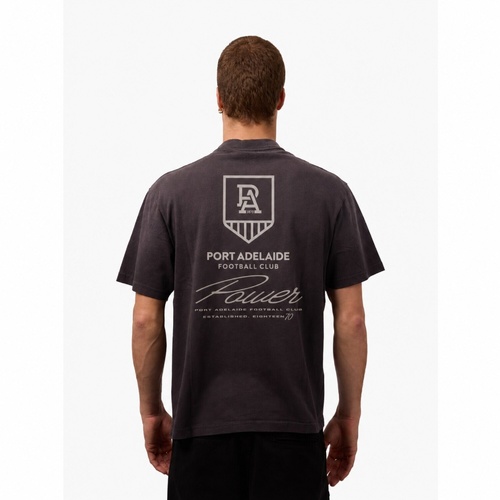 Port Adelaide Power Sun Bleached Vintage Tee