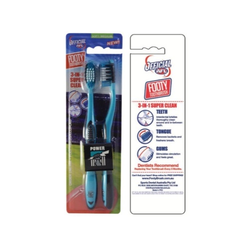 Port Adelaide Power Toothbrush Twin Pack