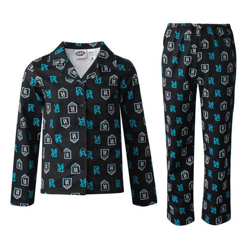 Port Adelaide Power Youths Flannelette PJ Set