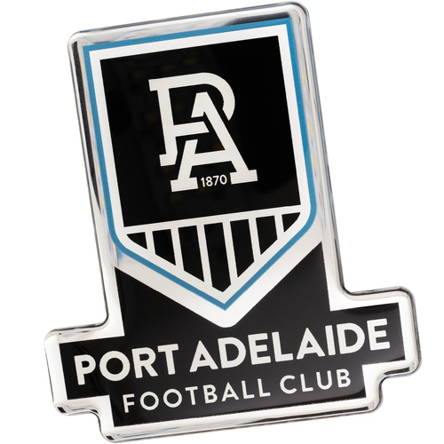 Port Adelaide Power Lensed Chrome Supporter Logo