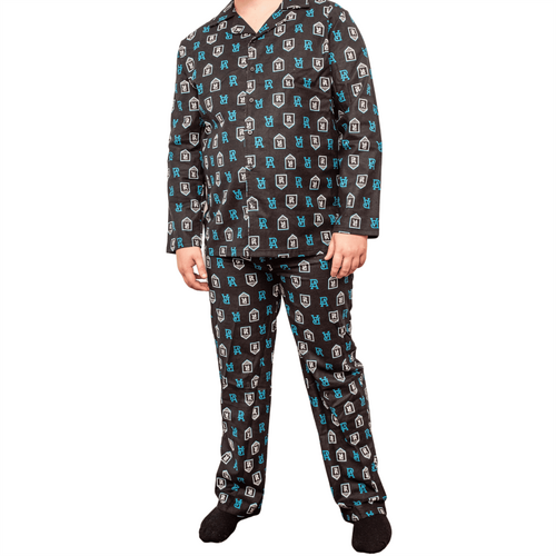Port Adelaide Power Mens Flannelette PJ Set