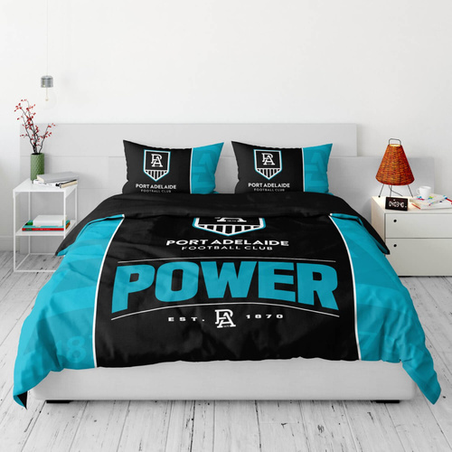 Port Adelaide Power King Doona Cover