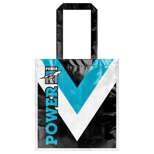 Port Adelaide Power Laminated Shopping Bag