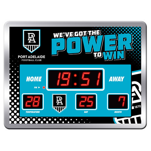 Port Adelaide Power LED Scoreboard Clock