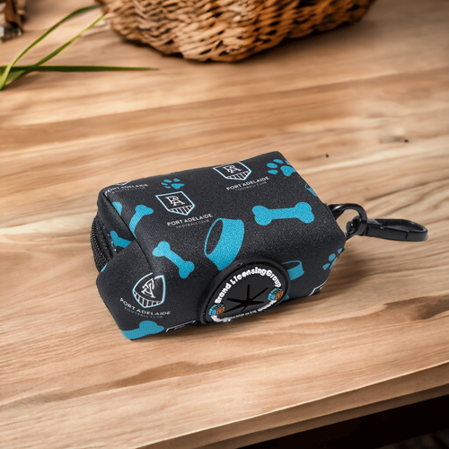 Port Adelaide Power Dog Poop Bag Holder