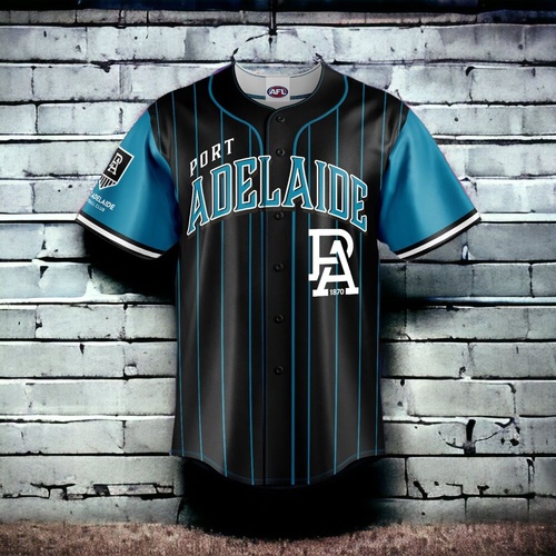 Port Adelaide Power Slugger Baseball Shirts