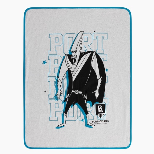 Port Adelaide Power Baby Play Blanket