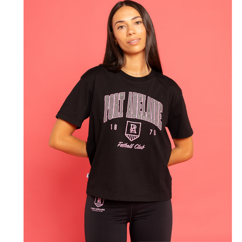 Port Adelaide Power Womens Printed Pop Tee