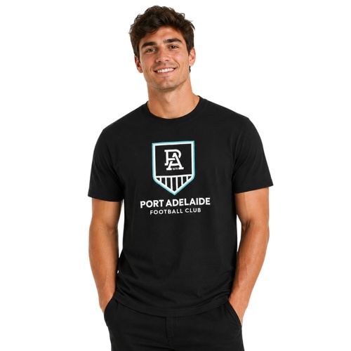 Port Adelaide Power Mens Basic Logo Tee