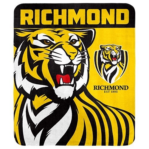 Richmond Tigers Polar Fleece Rug