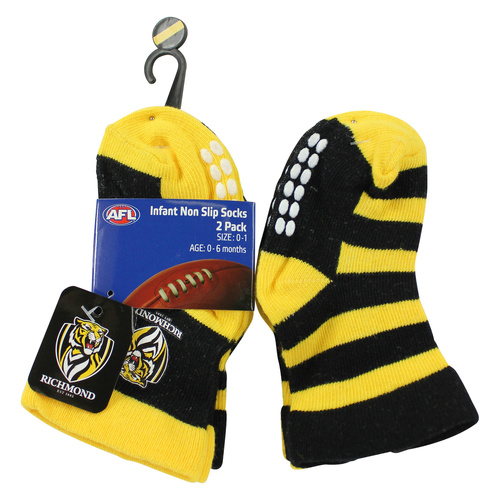 Richmond Tigers Baby Socks 2 Pack