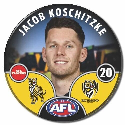Richmond Tigers 2025 Player Pin Badge - KOSCHITZKE