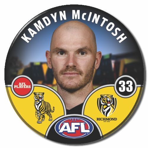 Richmond Tigers 2025 Player Pin Badge - MCINTOSH